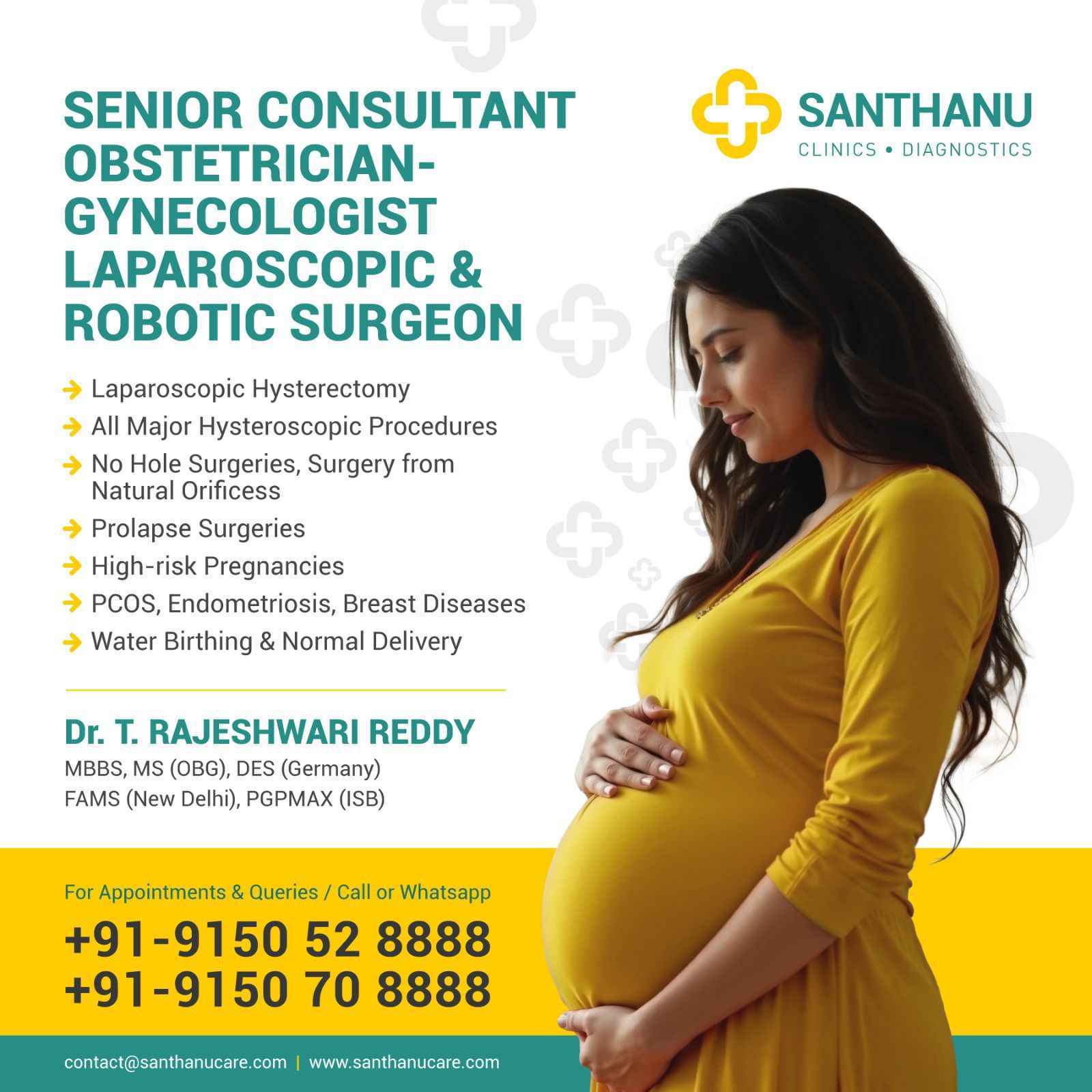 Book Your Appointment With Dr. Rajeshwari Reddy
