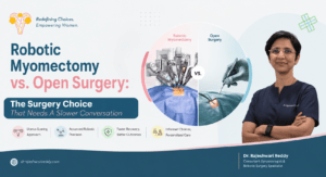 Read more about the article Robotic Myomectomy vs. Open Surgery: The Surgery Choice That Needs A Slower Conversation